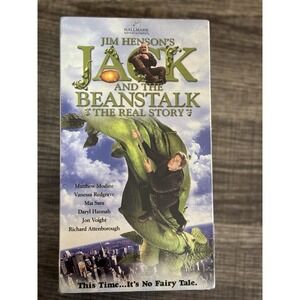 NEW Sealed VHS Jim Henson's Jack and the Beanstalk The Real Story (2001)